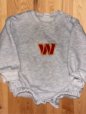 Washington Commanders Sweater Bubble Romper